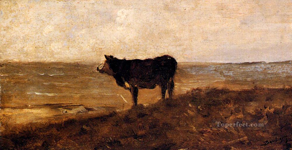 The Lone Cow Barbizon Charles Francois Daubigny Oil Paintings